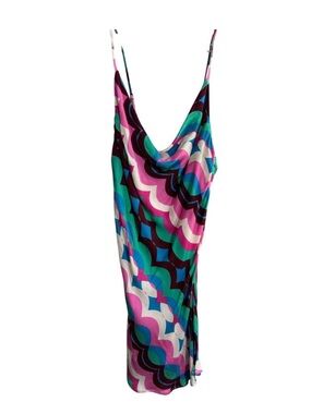 Olivaceous Slip Dress Drape